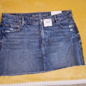 New with tags - American Eagle denim mini skirt size 16